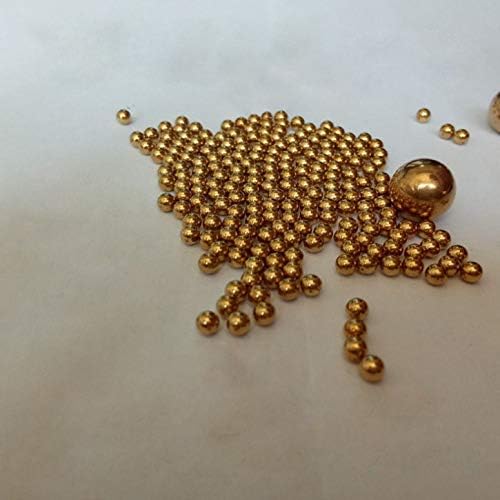 40pcs inner diameter 1.42mm 1.6mm 1.7mm 1.8mm 1.9mm 2mm miniature brass ball solid copper hardware decorative steel balls nuts (Color: 1.9mm)