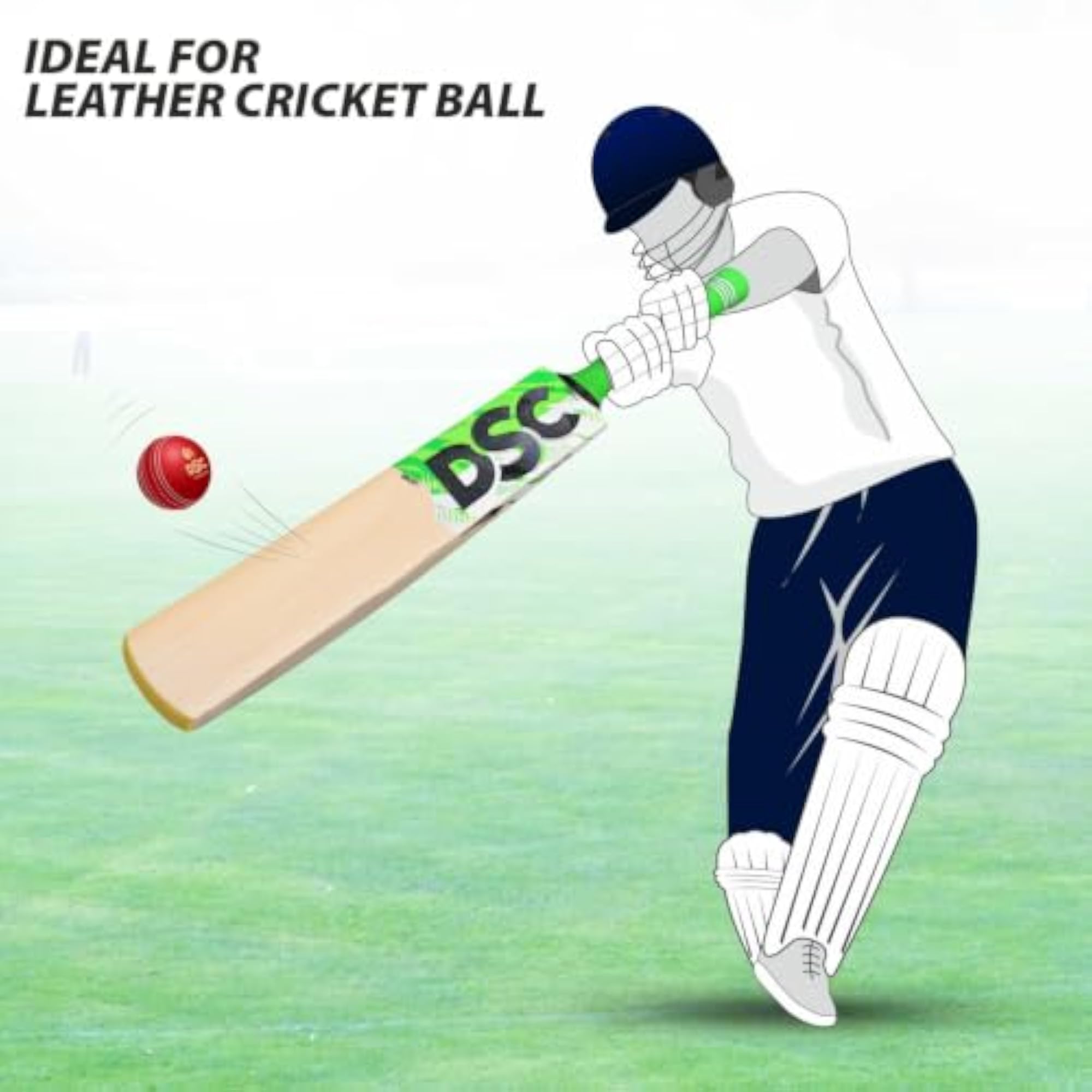 Spliit 11 Kashmir Willow Cricket Bat, Size 4