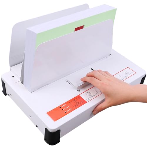 Erbaofd Thermal Binding Machine for A4, Automatic Hot Melt Binding Machine, Electric Book Binder, 1-50MM Binding Thickness, for Tenders, Insurance Policy Contracts, Reports, Document, Invoice, Folder