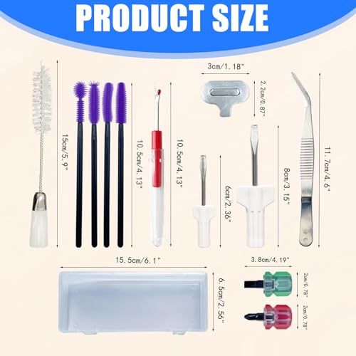 Kit de nettoyage pour machine à coudre pour réparer les sauts de points