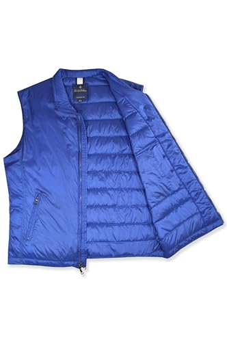 Brooks Brothers Mens Ultra Lightweight Duck Down Quilted Nylon Vest,3