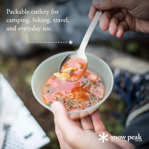 Image of Snow Peak Titanium Fork & Spoon Set