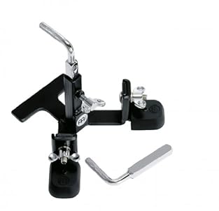 Pedal Mount - This mount is suitable for almost all bass drum pedals for cowbells, wood blocks, and tambourines Height Adjustable - For ergonomic playing, the feet of this holder can be individually adjusted in height Metal Tips - The metal tips on t...