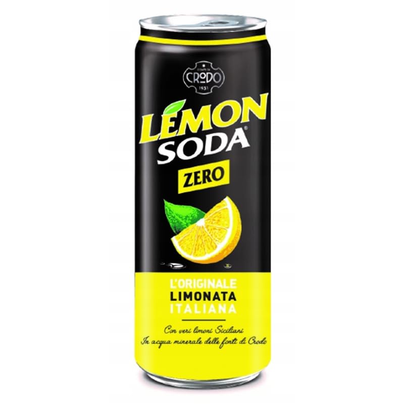 72x Lemonsoda zero 330 ml Soda Zitrone Fondi Di Crodo Sprudelgetränk