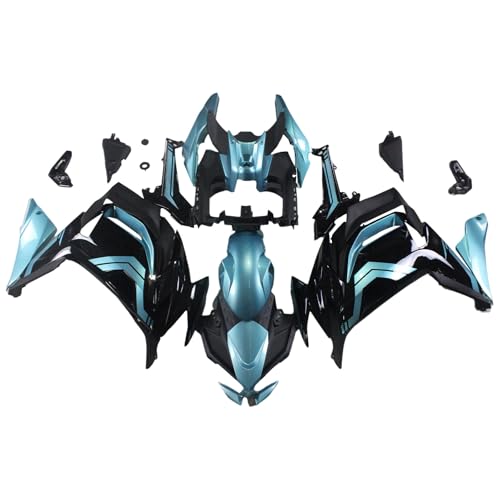 Blue Black ABS Fairing Kit for Kawasaki 2020-2024 Ninja 650 ER-6F Bodywork