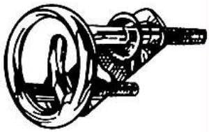 2-1/2in. Small Stainless Steel Ski Eye
