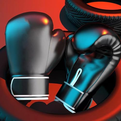 Guantes de boxeo tailandés cómodos de 280 g para evitar impactos fuertes en las manos 7