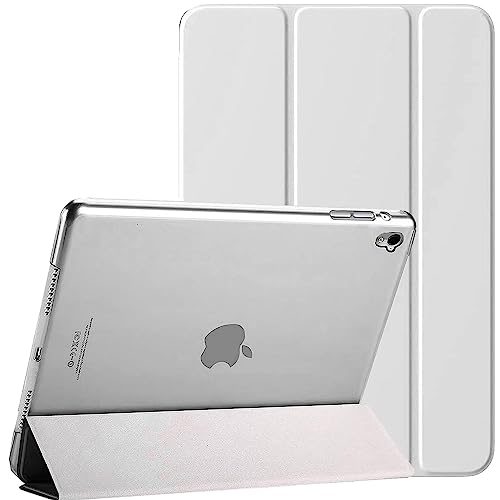 For Apple iPad 9th / 8th / 7th Generation Case Cover (2021/2020/2019) (10.2 Inch) Smart Magnetic Ultra Slim Stand Cover Auto Wake/Sleep For iPad 9 / iPad 8 / iPad 7 (White)