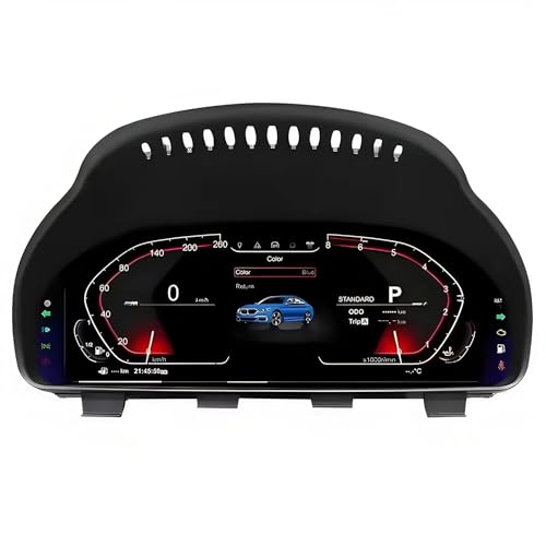 Rolax デジタルメーター, BMW 5/6/7シリーズ用, F07/F10/F11/F18/F06/F12/F13/F01/F02/F03対応, スピードメーターパネル計器クラスター, 交換用