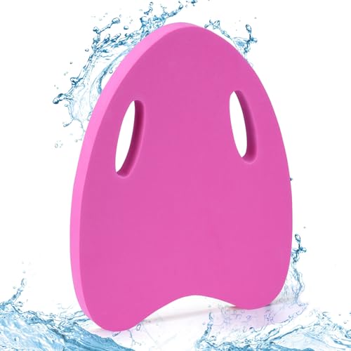 Swimming Kickboard for Kids, Swimming Training Aid Kickboard with Handrail Hole, Safety Swim Board...