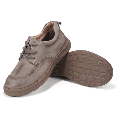 Men's Classic Fashion Sneakers, Boat Shoes Low Top Round Toe Genuine Leather Casual Shoe, Stylich and Comfortable Men Dress Shoes2