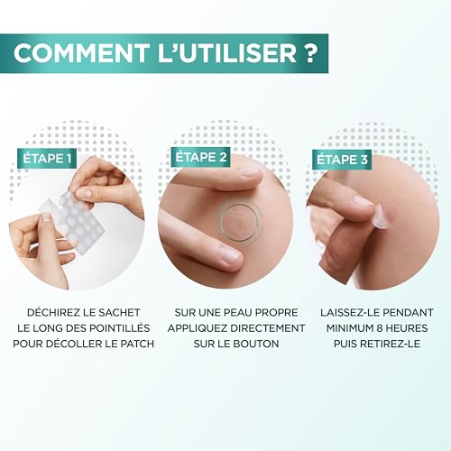 Patch bouton hydrocolloïde Garnier, soin réparateur discret pour tous - 4