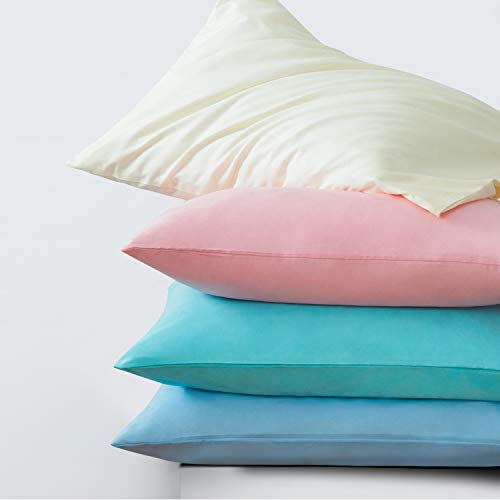 Image of NTBAY King Microfiber Pillowcases, 2 Pack, 20 x 36, Blue | Soft Brushed Microfiber with Envelope Closure, Set of 2 King 20 x 36 Inch Pillowcases, Pillow Inserts Not Included
