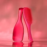 Tangle Teezer Ultimate Detangler - Szczotka do rozczesywania do wszystkich rodzajów włosów - Dwupoziomowe ząbki zmniejszają łamliwość i eliminują splątania - After Party Pink wykończenie chromowane