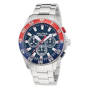 Nautica One Stainless Steel Chronograph Watch (NAPNOF503)