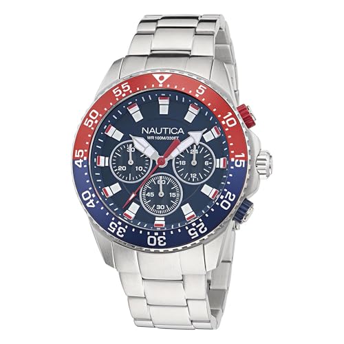 Montre Nautica One acier inoxydable pour homme de la mer à la ville