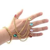Multicolored Bracelet War Costume Bracelet Thanos Bracelet with Rings Thanos Diamond Multicolored Bracelet Jewelry 1pc.