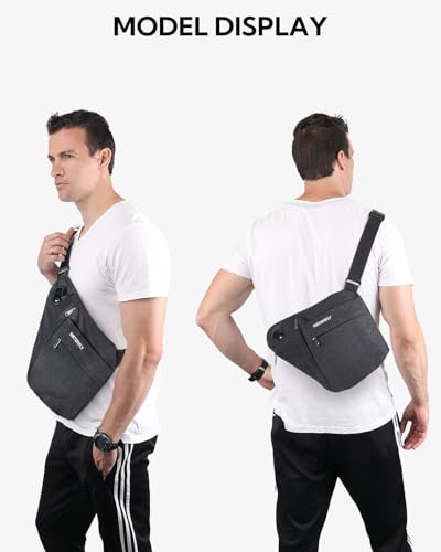 image for WATERFLY Sling Crossbody Chest Bag: Slim Anti-Theft Cross Body Bag Ove