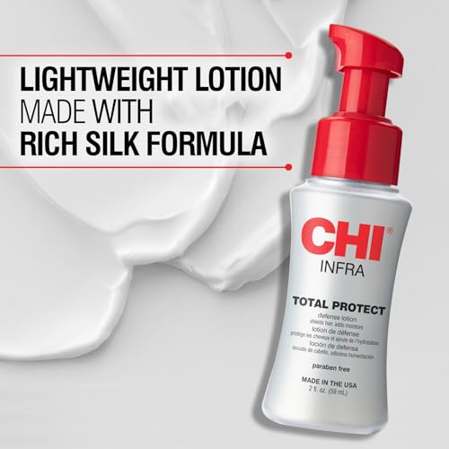 CHI Total Protect Defense Lotion, Lightweight Lotion For Locking In Moisture & Protecting Hair From Heat, Sulfate, Paraben, & Cruelty-Free, 2 Oz - image 3