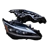 XDYTRBNNK Head Lights Compatible For Lexus CT200h Headlights LED 2011-2017 Head lamps LED Dual Automotive Parts Upgrade lights(2017)