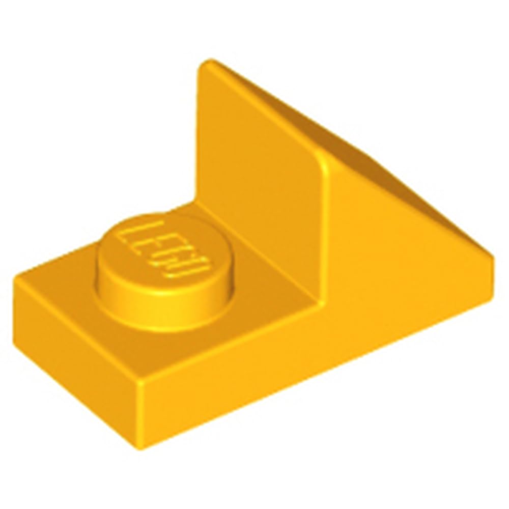 LEGO Slope 45 2 x 1 with 2/3 Cutout, Part 92946 (Bright Light Orange, 5, Bricks) — image 1