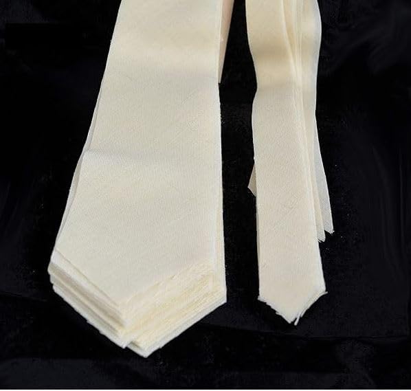 10 Pack of PRE-Cut 100% Wool Medium Weight Necktie interfacing/Interlining 2 5/8" Size