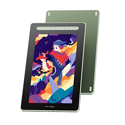 Image of XP-Pen Artist 13 2ND Gen Display Tablet X3 Elite Chip Stylus 8192 Level Pressure Sensitivity - Green