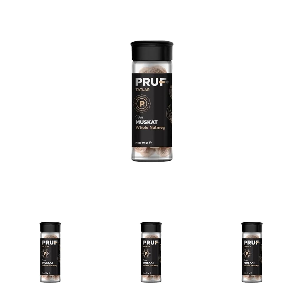 Pruf Muskat Tane 40 Gr. Cam Şişe (4 paketi)