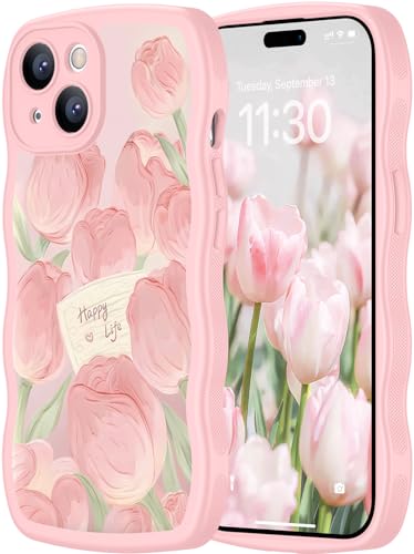 Coque magnétique iPhone 15 rose pour un style chic au quotidien