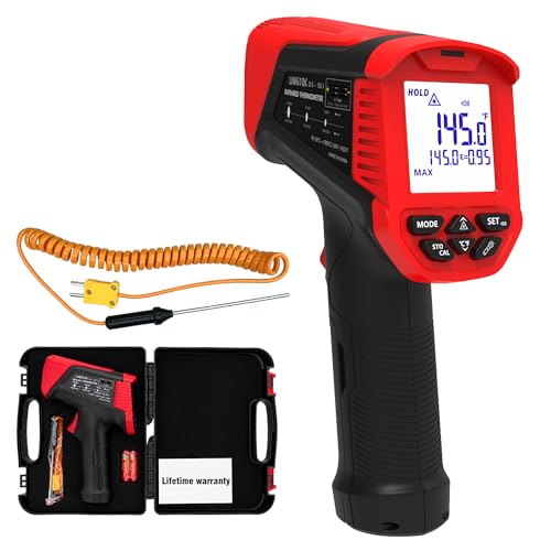 Image of NJTY UW622K High Temp Infrared Thermometer Gun, 3992F, 50:1 D:S