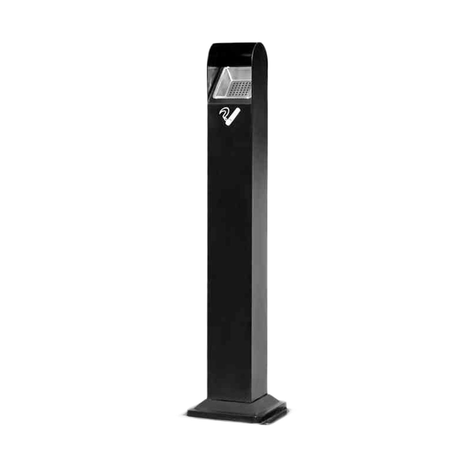 Raccoglitore Di Mozziconi Sigaretta Indipendente Con Serratura E Contenitore Interno Rimovibile For Uffici Commerciali, Ristoranti Bar(Black)