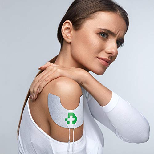 TESMED Shoulder - 2 electrodos de calidad superior para el tratamiento de los hombros, no necesita gel