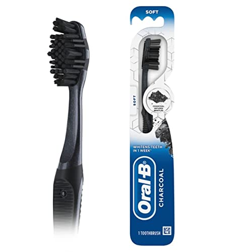 Image of Oral B Charcoal Whitening Therapy Toothbrush, Soft, 1Count, 0.03 Lb