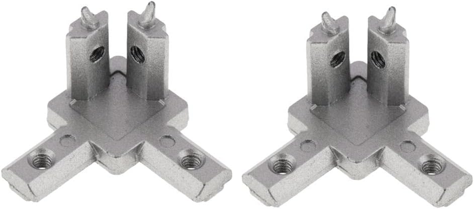 Bnf®2x 3-Way L-Shape 90 Degree Interior Connector Bracket for Aluminum Profile | Business & Industrial | Manufacturing & Metalworking | Raw Materials | Metals & Alloys