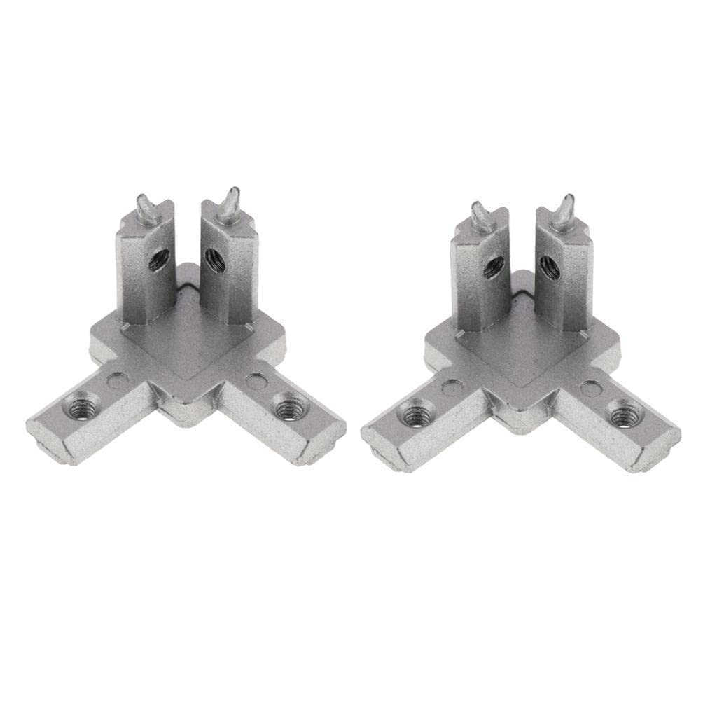 CALANDIS™ 2X 3-Way L-Shape 90 Degree Interior Connector Bracket for Aluminum Profile | Metal Sheets & Flat Stock | Metals & Alloys | Raw Materials | Manufacturing & Metalworking-image-47