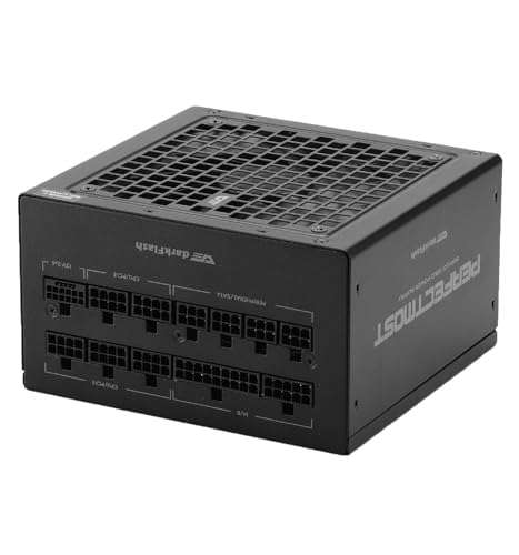 darkFlash PMT1050 SW[d ATX 3.1& PCIe 5.1Ή 12VHPWR P[ut 100%{105RfT 80 Plus Gold Gaming PSU RpNg 150mm TCY (ubN)