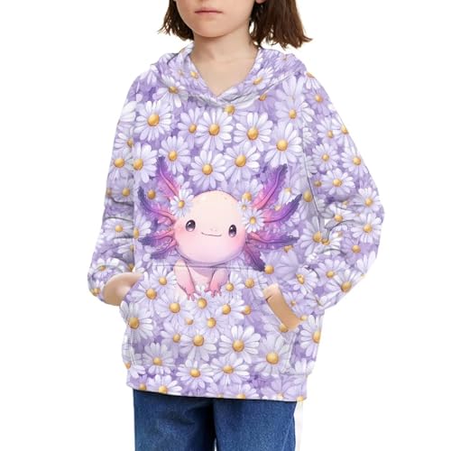 Kids Teens Sweatshirts Youth Girls Boys Novelty Hoodies Hooded Pullover Tops Age 6-163