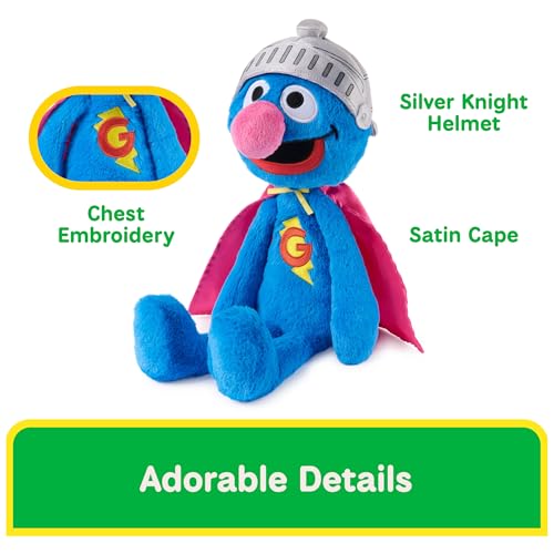 GUND Sesame Street Super Grover Toothpick 15-Inch Plush Toy, Ages 1+ - image 4