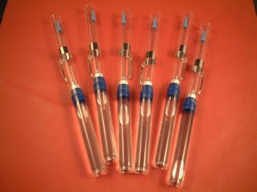 6 Pack Pen Oiler for Oiling Grandfather Clocks with 3 1/4" Needle