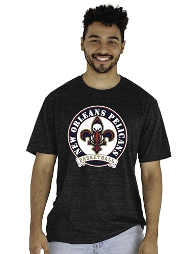 Blue 84 Standard NBA Officially Licensed Tri-Blend T-Shirt Black