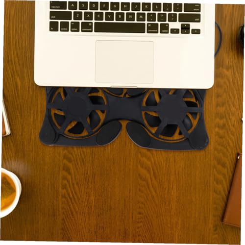 Base refrigerante portátil para laptop con ventiladores USB dobles miniatura 4