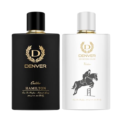 Image of Denver Caliber & Victor Perfume For Men- 100 ML Each, Pack of 2|Long Lasting Perfume| Eau de Parfum