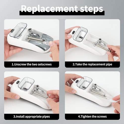 Electric Cigarette Rolling Machine, Portable Tobacco Injector Machine can Grind Filled with Herb, Tobacco, etc Suitable for Cigarette Tubes and Rolling Papers - Image 5