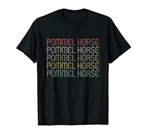 Retro Style Pommel Horse T-Shirt