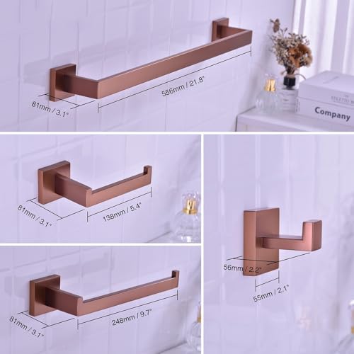 Ensemble d'accessoires de salle de bain muraux pour optimiser l'espace avec style - 4