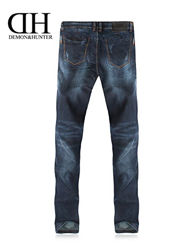 Demon&Hunter 817 Series Slim Fit Jeans for Men Stretch Classic 5-Pocket4