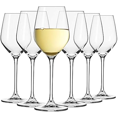 Krosno Kleine Weiß-Weingläser | Set von 6 | 200 ML | Splendour Kollektion | Perfekt für zu Hause, Restaurants und Partys Cover