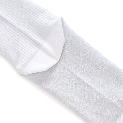 HUGO 2 pack lurex pattern socks, white rice, 6-93