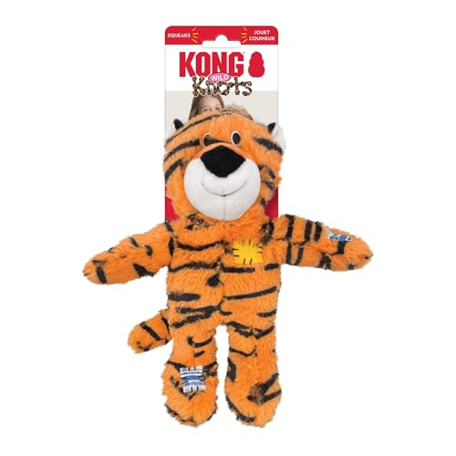 Kong - Wild Knots Tiger Squeak Toy M/L (634.7376)