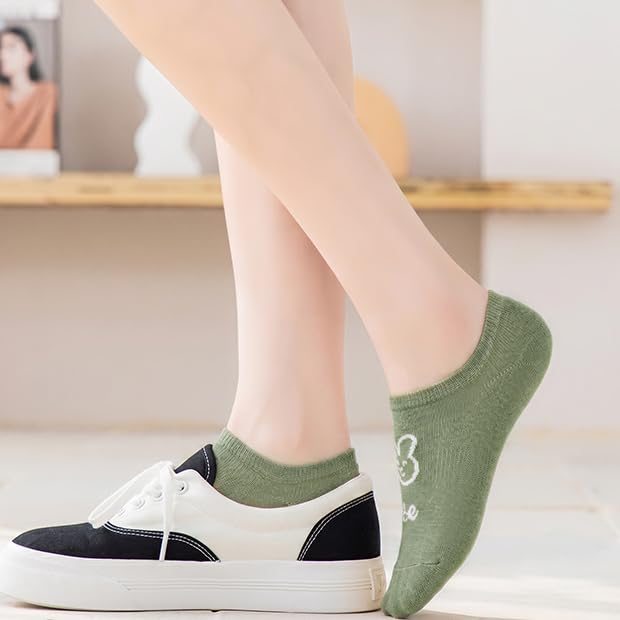 Image of Benefeet Sox Funny No Show Socks Womens Girls Fun Animals Novelty Low Cut Socks Cute Crazy Sock Non Slip Christmas Gifts